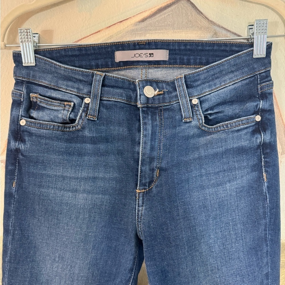 JOES JEANS The Icon Crop Cuffed Skinny Ankle Jeans in Wavelength Size 28 - Picture 3 of 10
